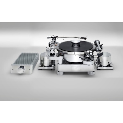 Transrotor Massimo TMD Silver, подготовка под тонарм 12"