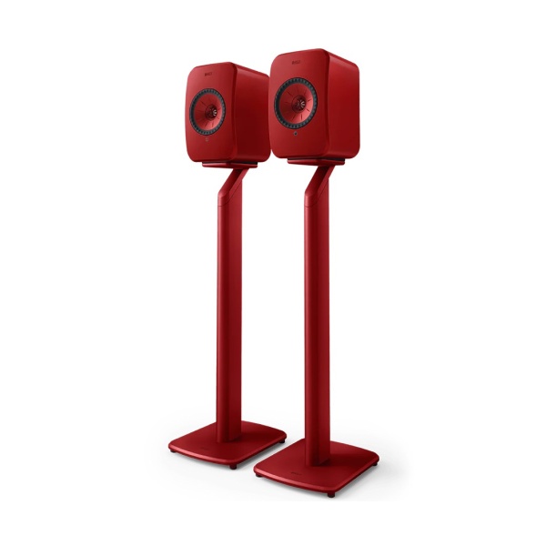 KEF S1 Floor Stand Crimson Red