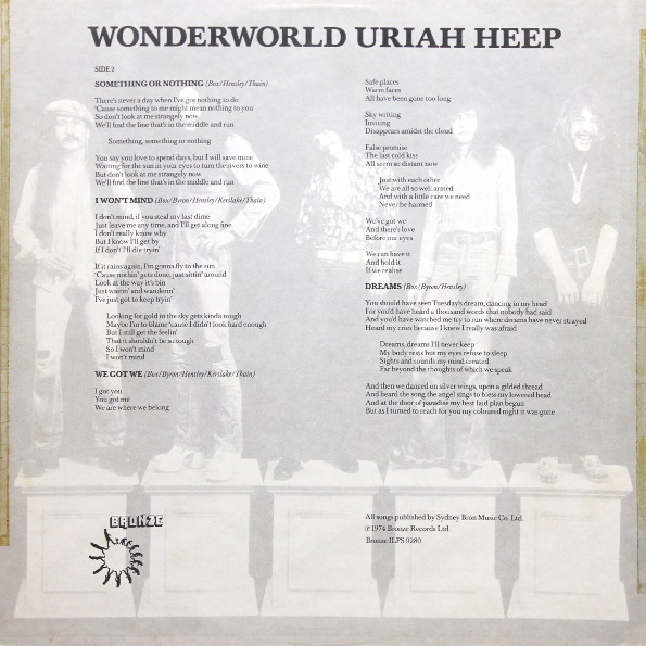 LP Uriah Heep - Wonderworld