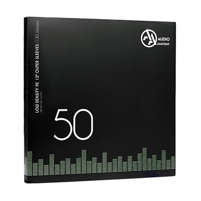 Audio Anatomy Vinyl Outer Sleeves 12″ 130 micron